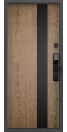 Дверь КИБЕР ПРО CBR-S2 ПВХ Астана Табачный