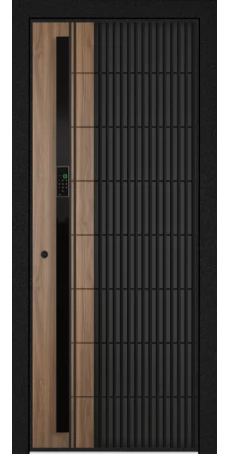 Дверь ЭКСПЕРТ SL7-M10 Черная шагрень