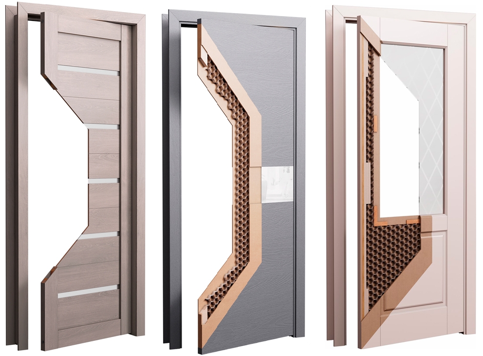 двери межкомнатные BAFA в разрезе