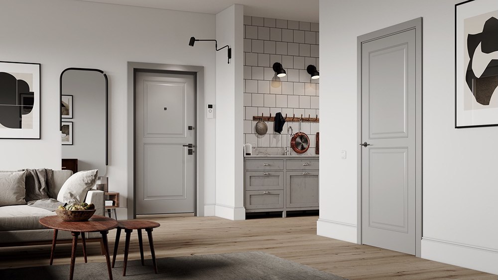 Входные двери с лакокрасочным покрытием