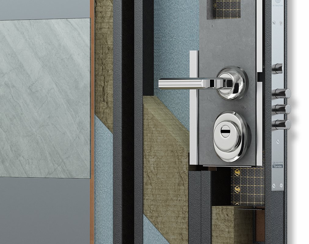 многослойность двери Ultimatum M