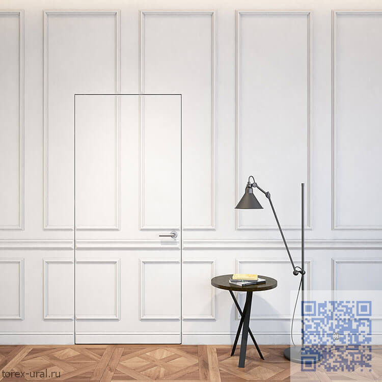 Скрытые межкомнатные двери 