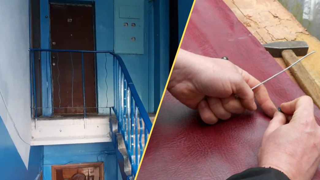 обивка двери дермантином