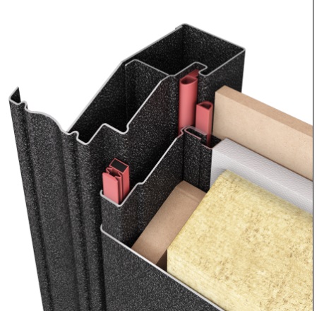 разрез двери серии Delta 100